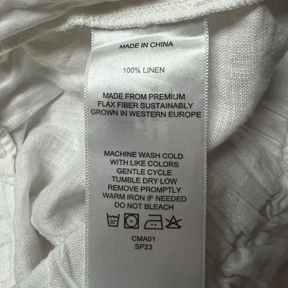 Quince Women's White Trousers